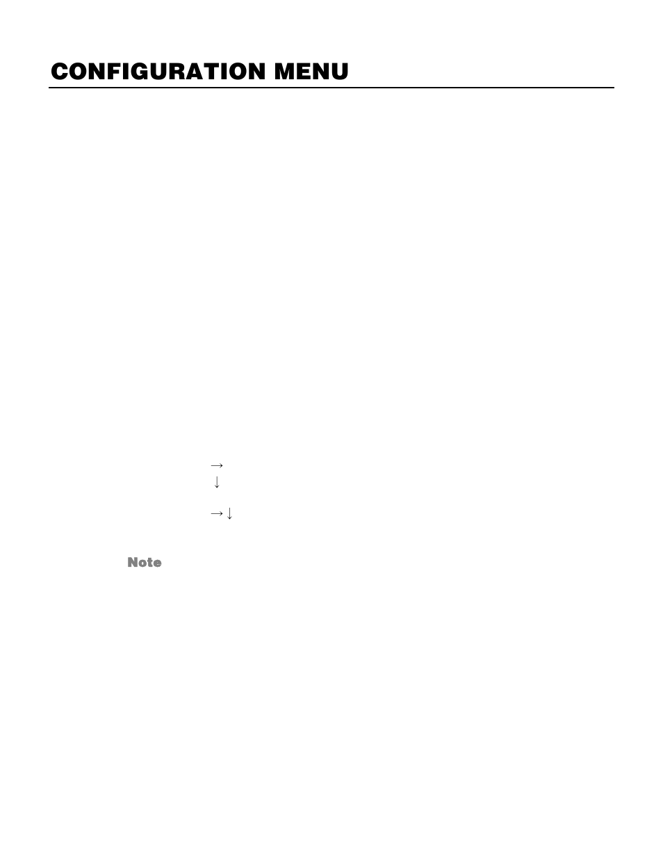 Configuration menu, Entering the osd menu, Selecting a setup item on the osd menu | Setting up an osd item | OpenEye CM-512 User Manual | Page 30 / 77