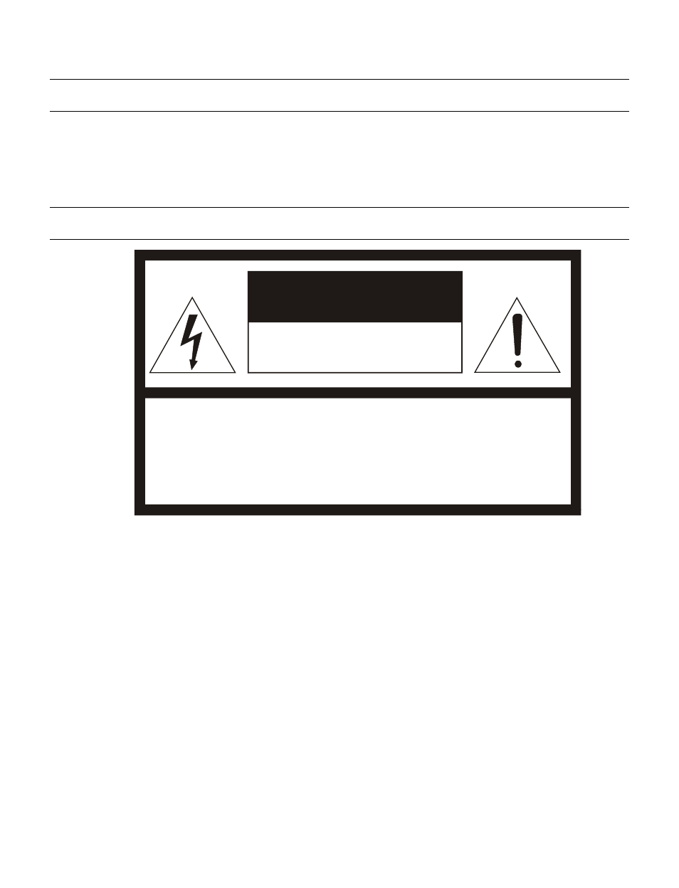 Risk of electric shock do not open | OpenEye CM-512 User Manual | Page 6 / 77