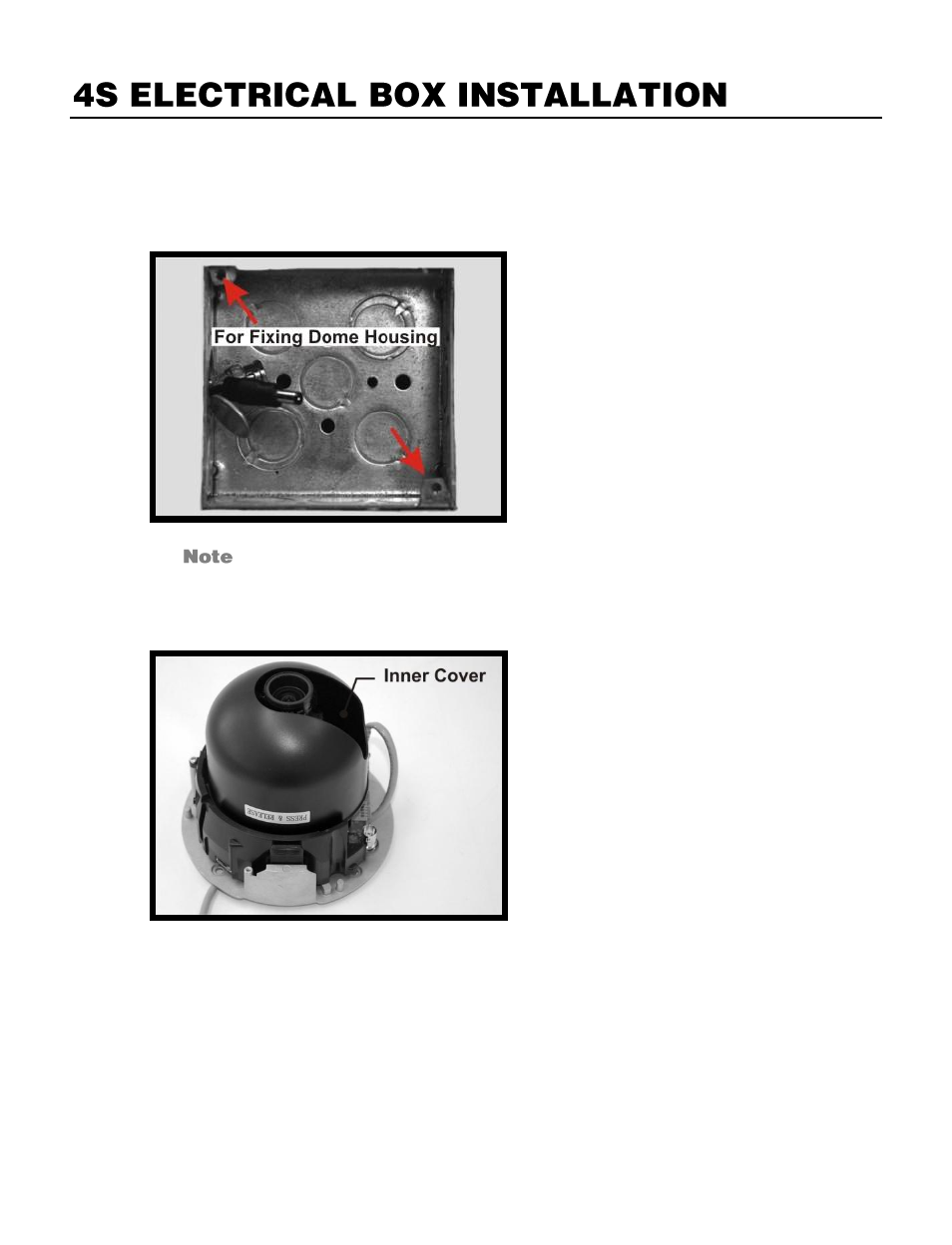 4s electrical box installation | OpenEye OE-C7163 User Manual | Page 20 / 58