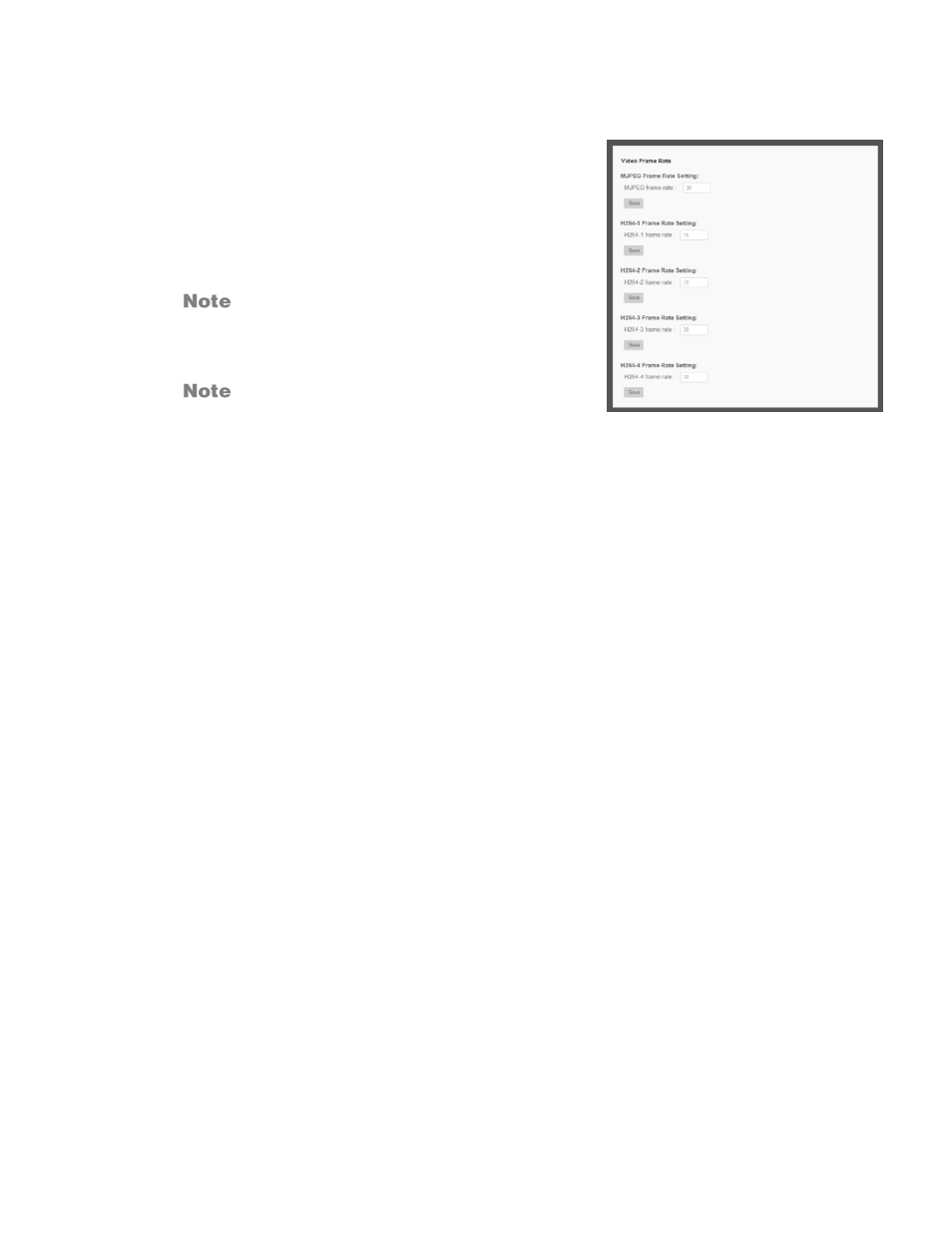 Video frame rate | OpenEye OE-C7163 User Manual | Page 39 / 58