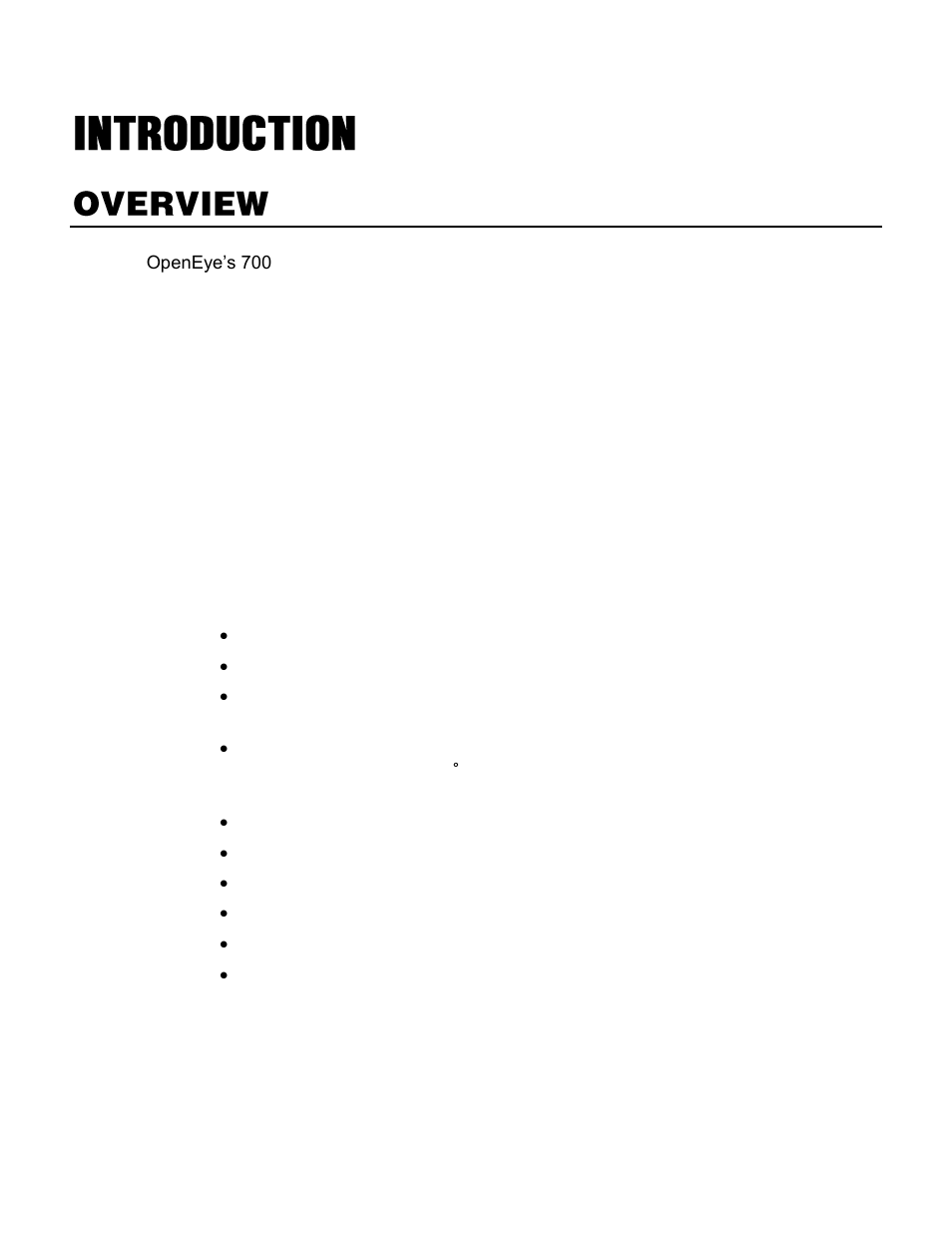 Introduction, Overview, Product features | OpenEye OE-C7163 User Manual | Page 9 / 58