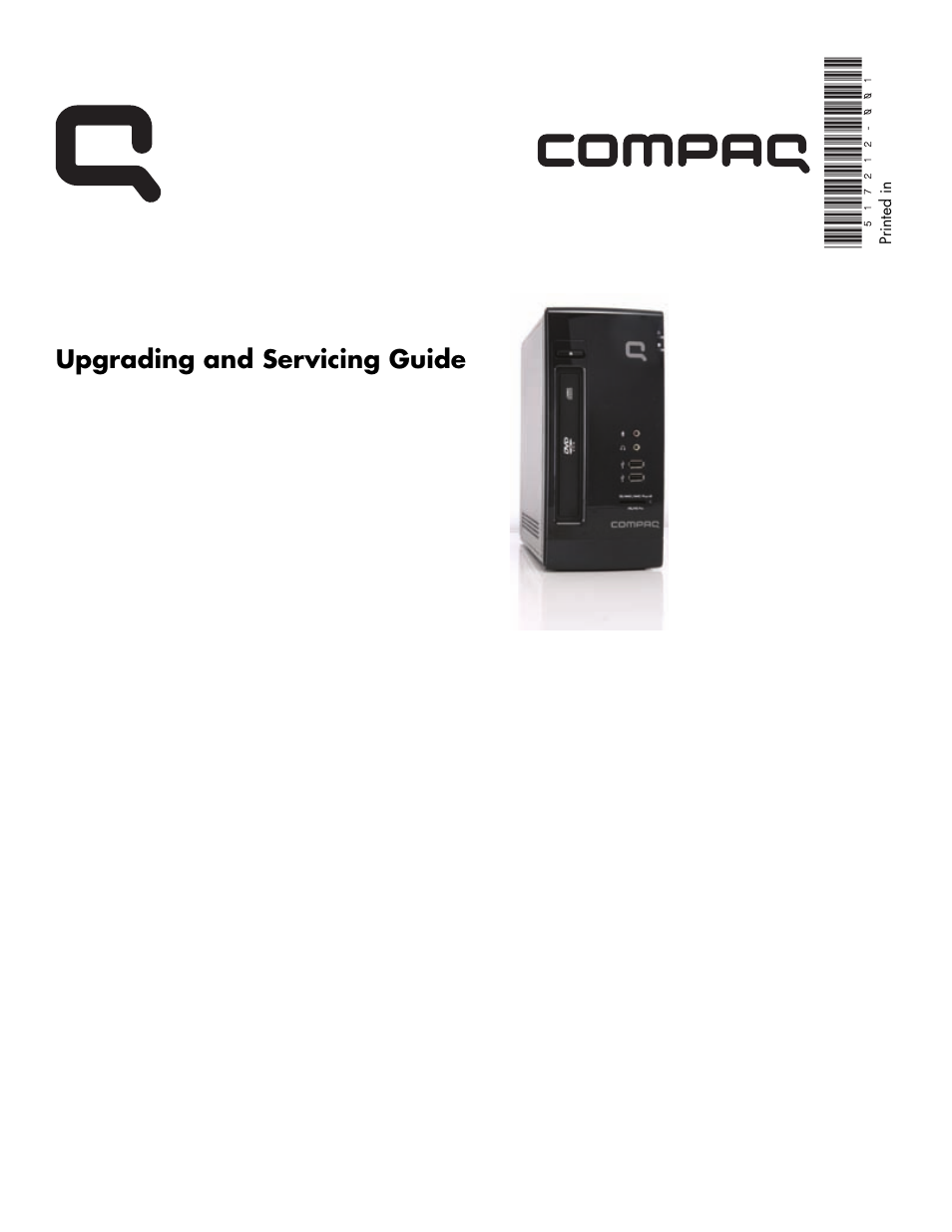 Compaq 517212-001 User Manual | 26 pages