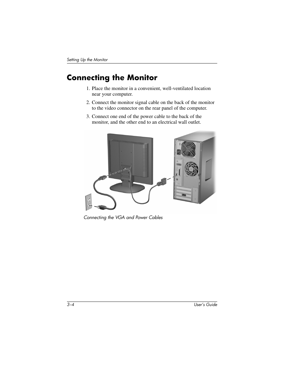 Connecting the monitor | Compaq L1502 User Manual | Page 15 / 48