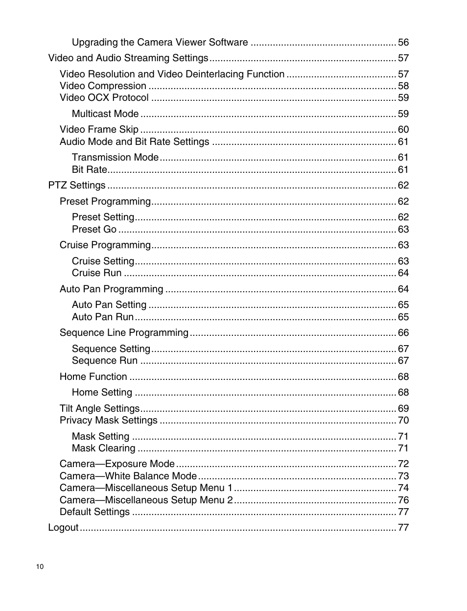 OpenEye CM-814 User Manual | Page 10 / 81