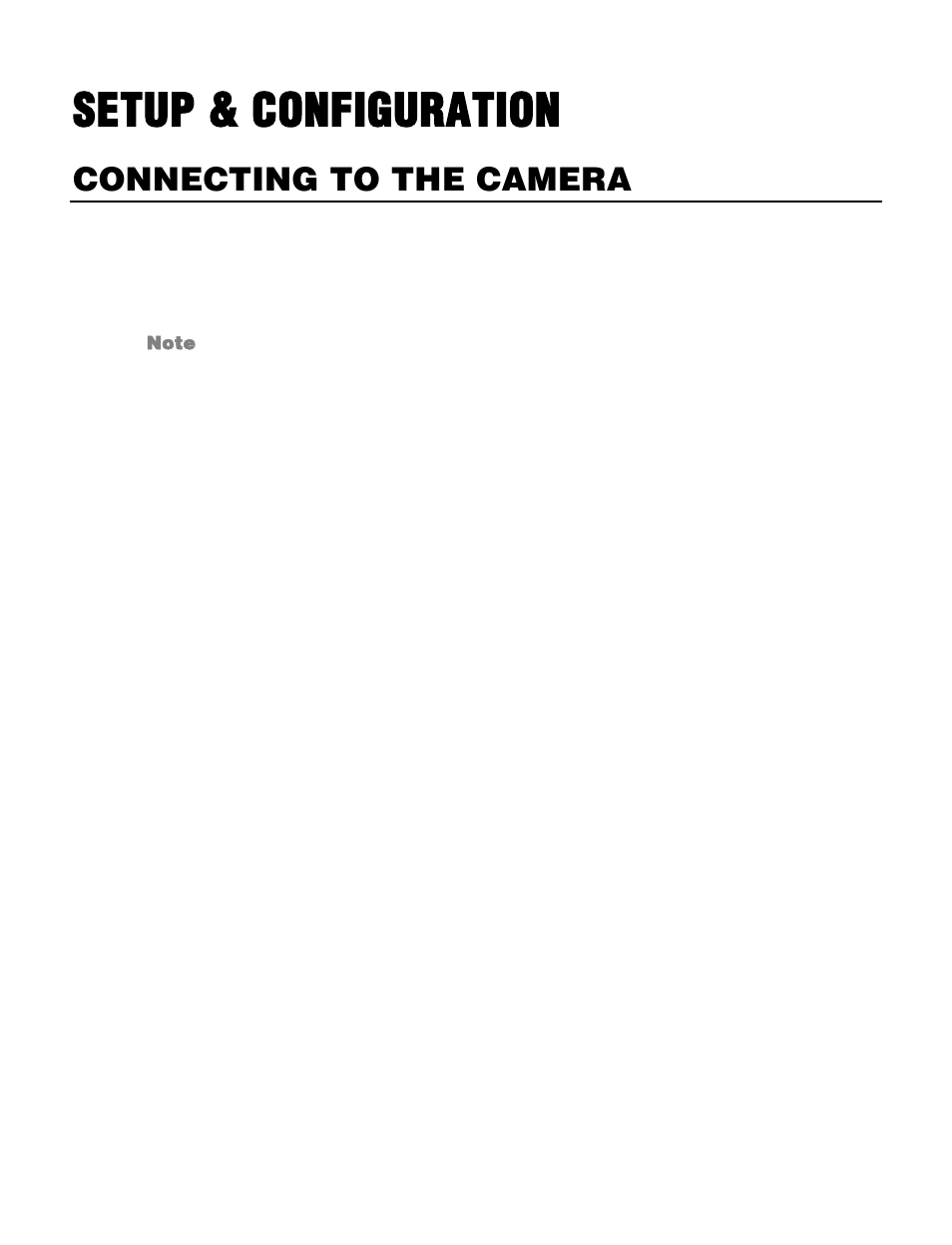 Setup & configuration, Connecting to the camera, Resetting the camera | Administrator/user privileges | OpenEye CM-730 User Manual | Page 27 / 71