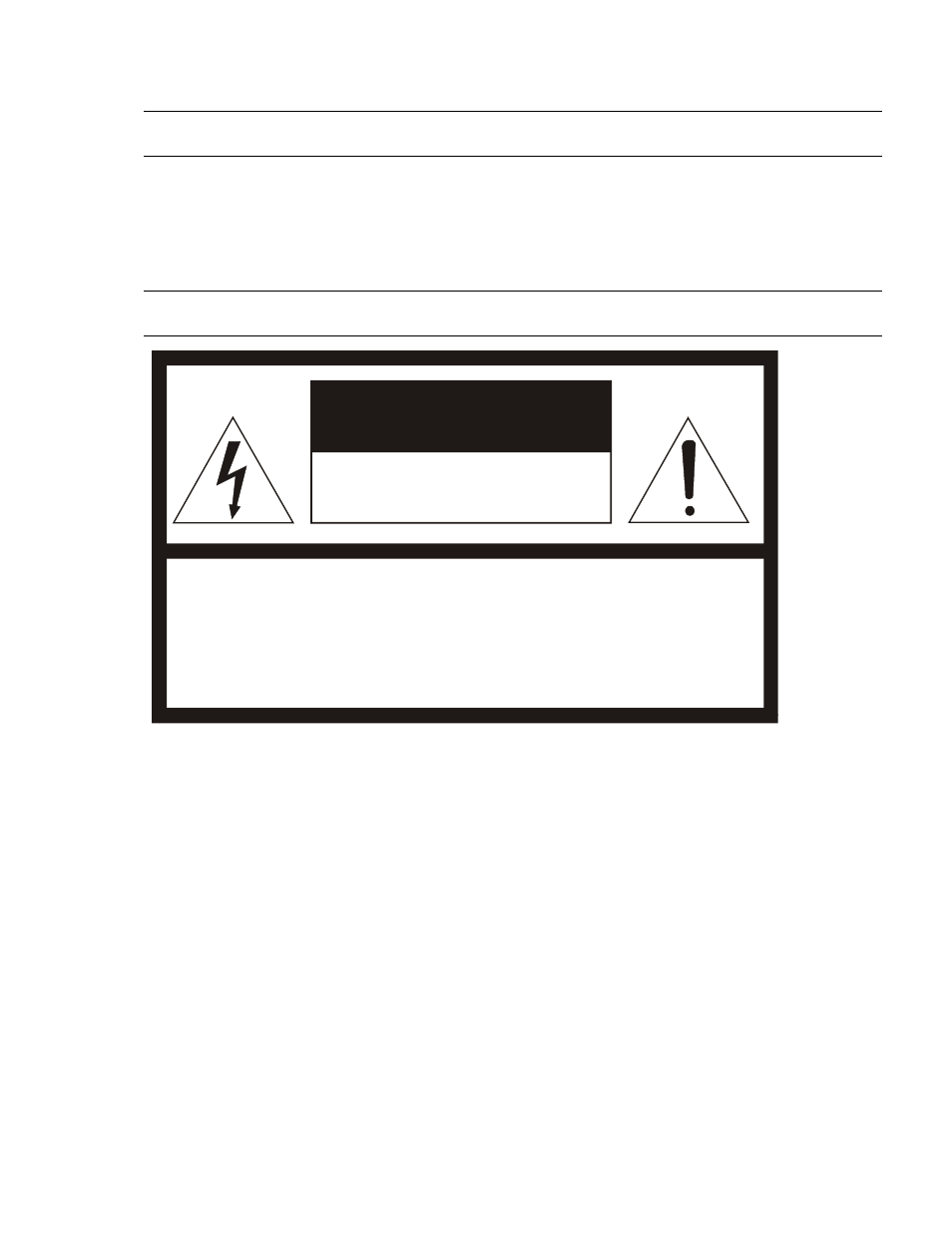 Risk of electric shock do not open | OpenEye CM-730 User Manual | Page 6 / 71
