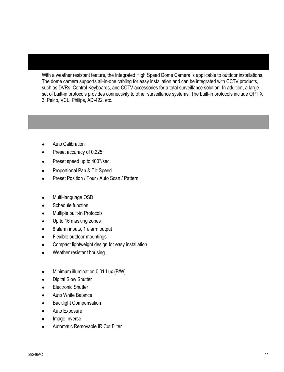 Introduction, Overview, Product features | OpenEye CM-511 User Manual | Page 11 / 55