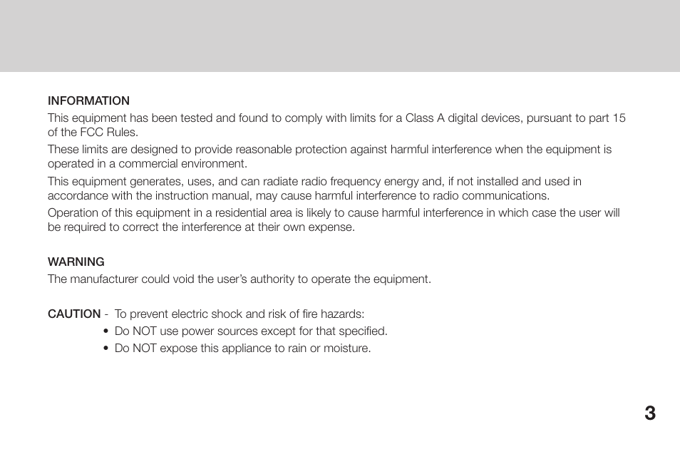 OpenEye CM-135 User Manual | Page 3 / 40