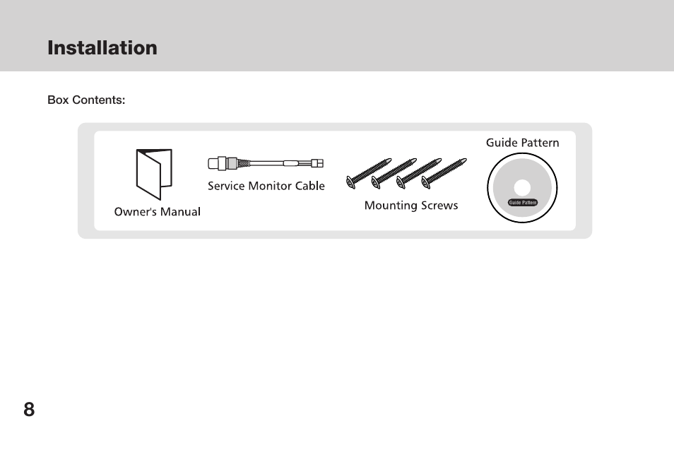 Installation | OpenEye CM-135 User Manual | Page 8 / 40