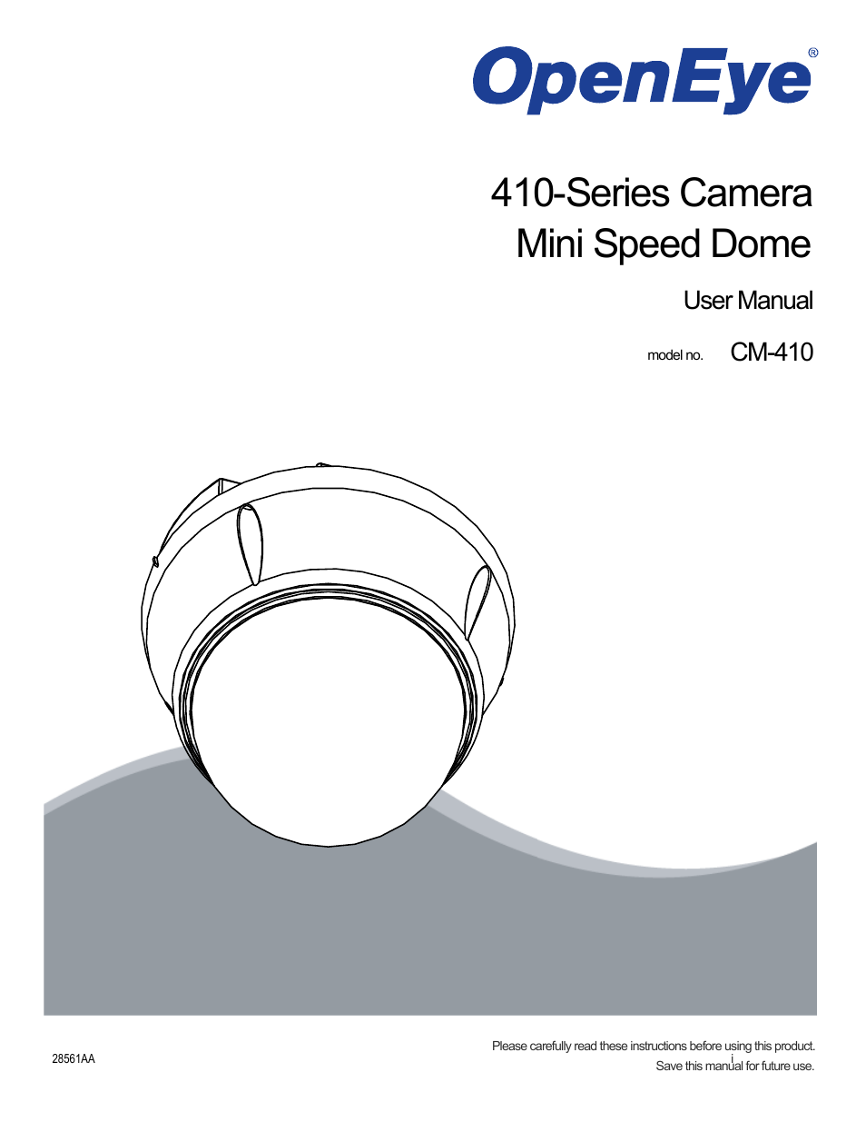 OpenEye CM-410 User Manual | 50 pages