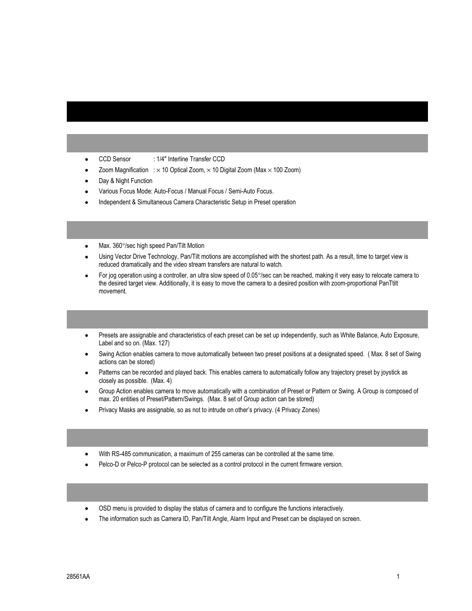Introduction, Features | OpenEye CM-410 User Manual | Page 11 / 50