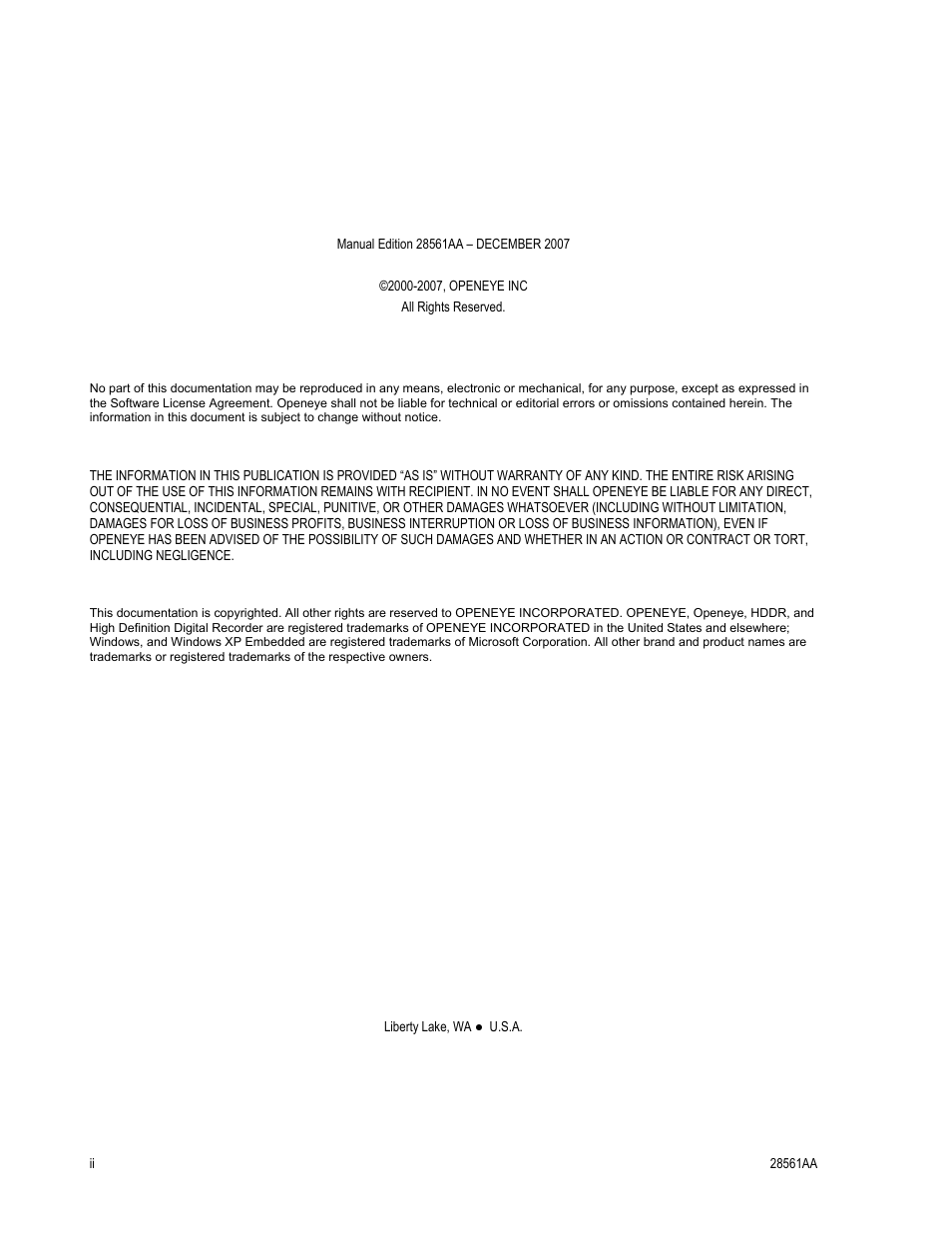 OpenEye CM-410 User Manual | Page 2 / 50