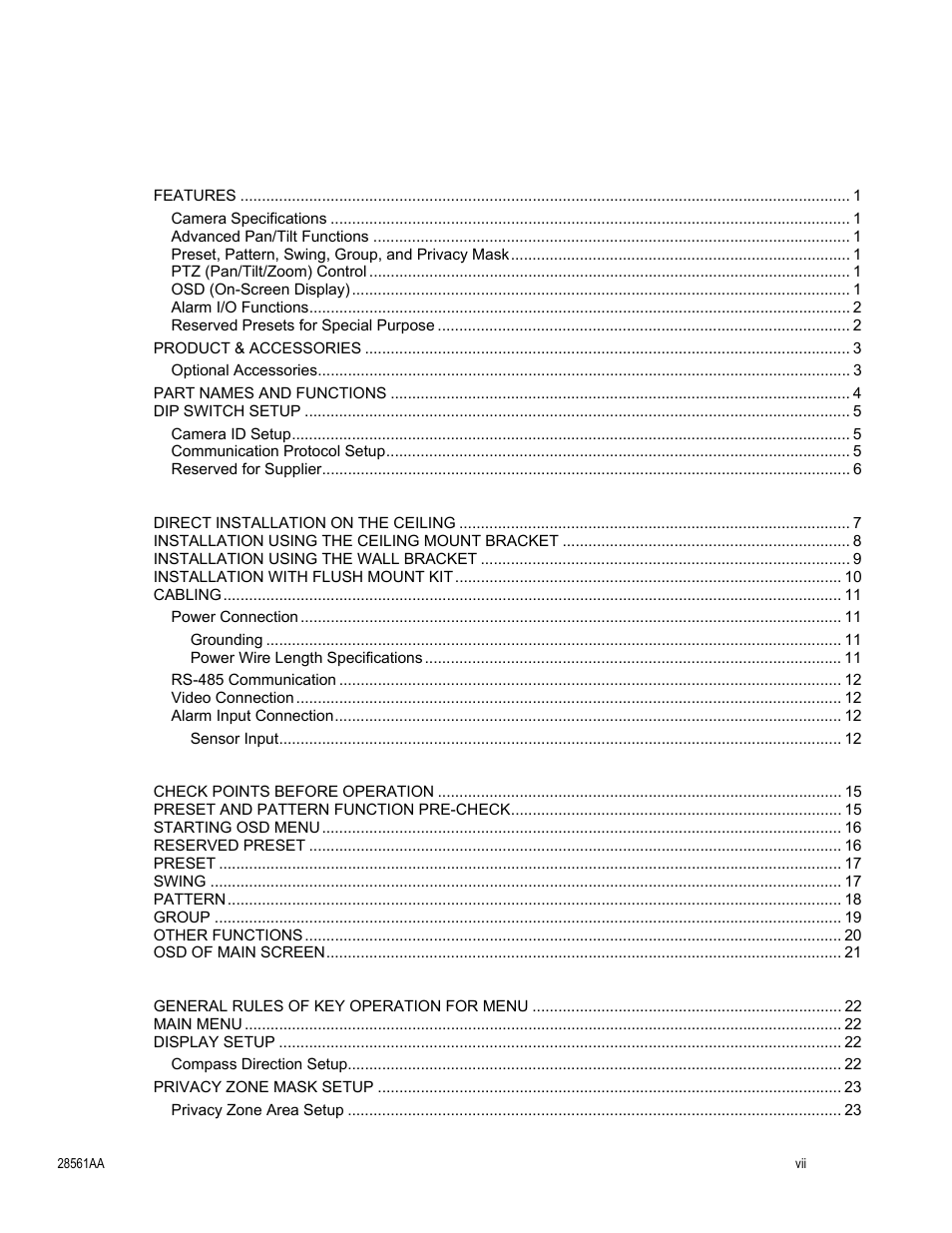 OpenEye CM-410 User Manual | Page 7 / 50