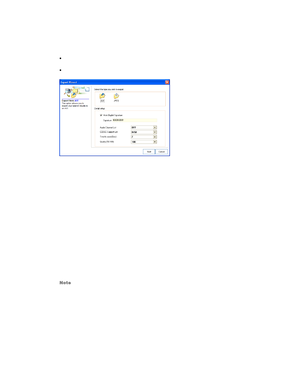 Save to jpg or avi, Printing an image | OpenEye RADIUS v.4.05 User Manual | Page 45 / 59