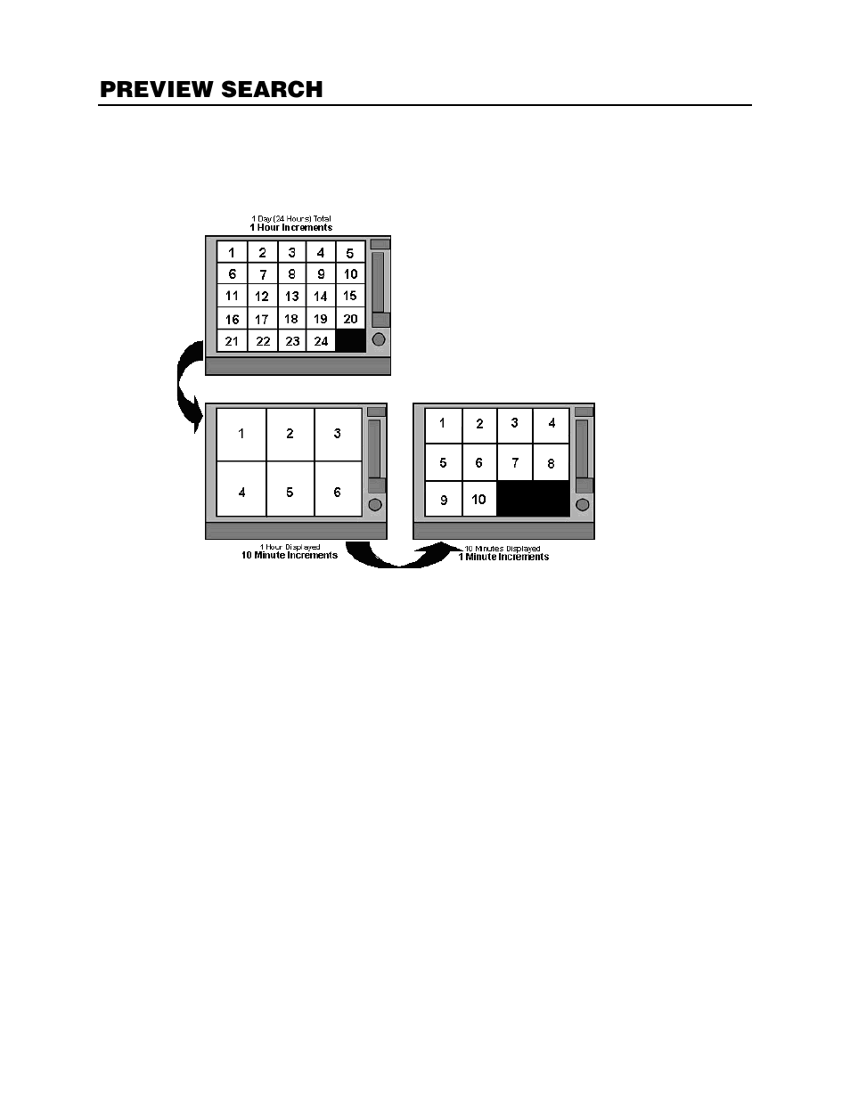 Preview search, Performing a preview search | OpenEye RADIUS v.4.05 User Manual | Page 46 / 59