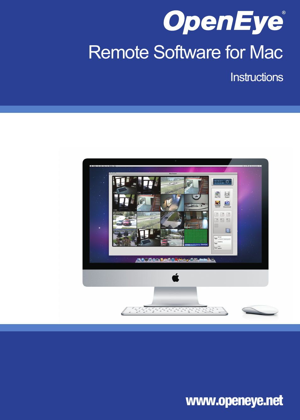 OpenEye Mac Compatible v.2 User Manual | 10 pages