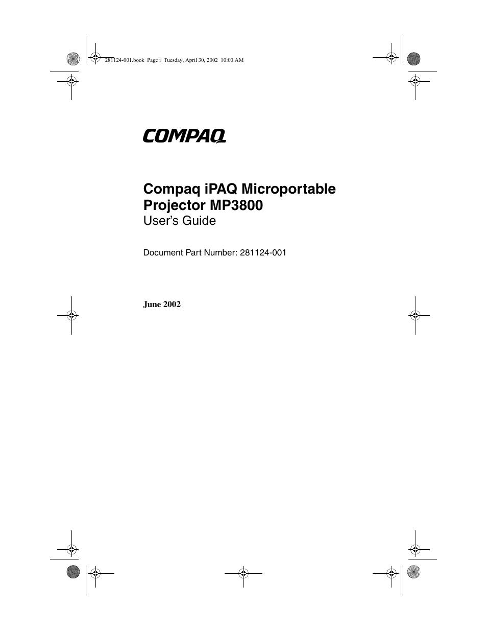 Compaq MP3800 User Manual | 65 pages