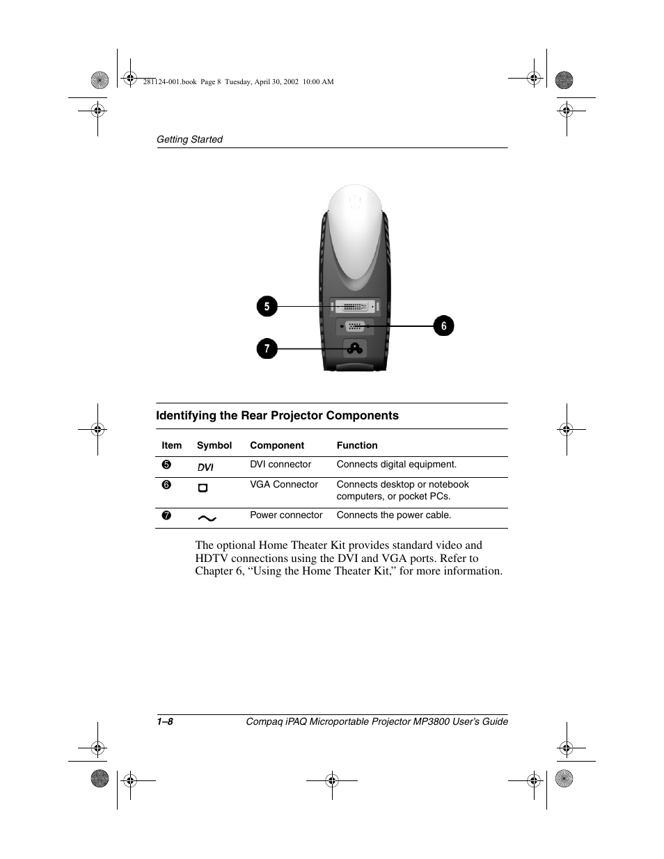 Compaq MP3800 User Manual | Page 10 / 65