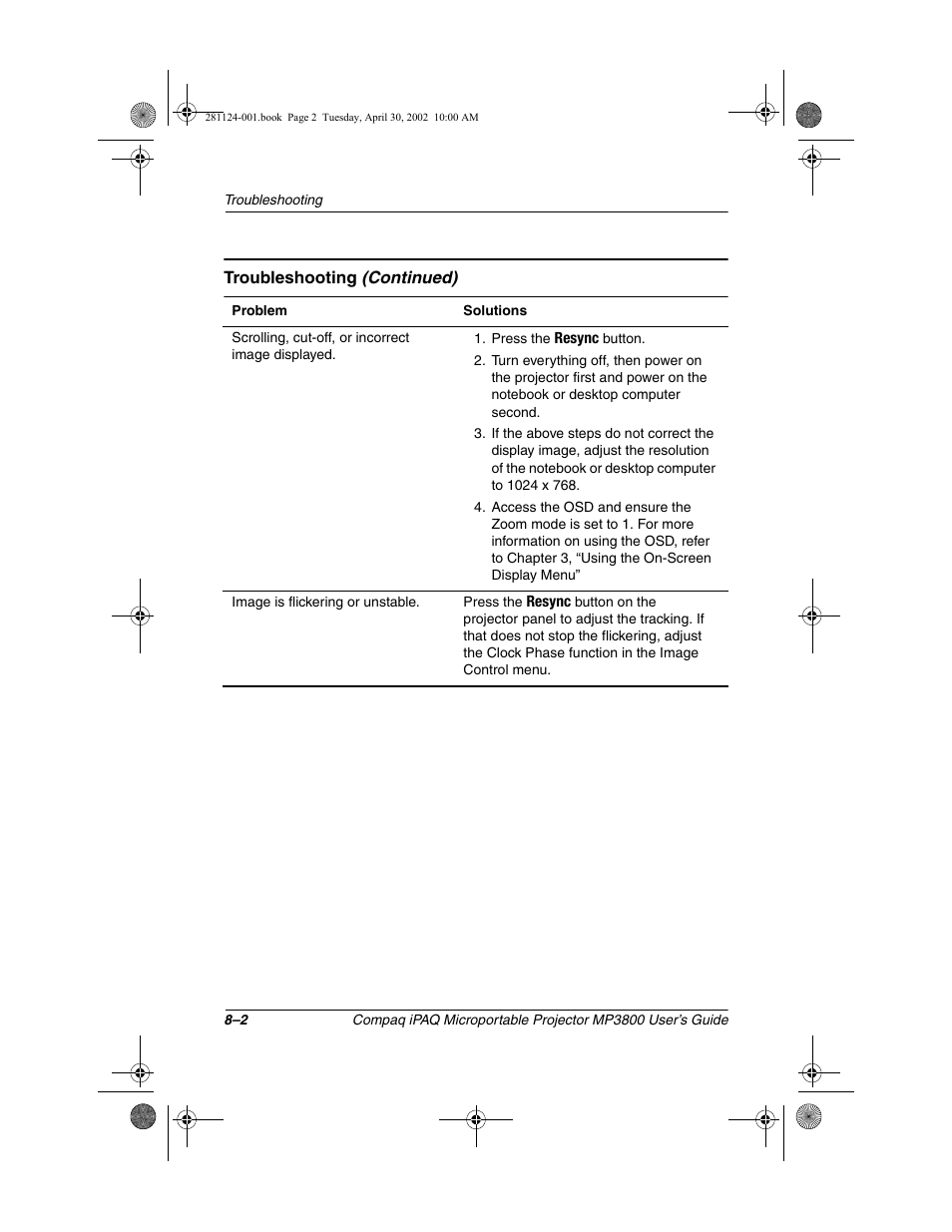 Compaq MP3800 User Manual | Page 55 / 65