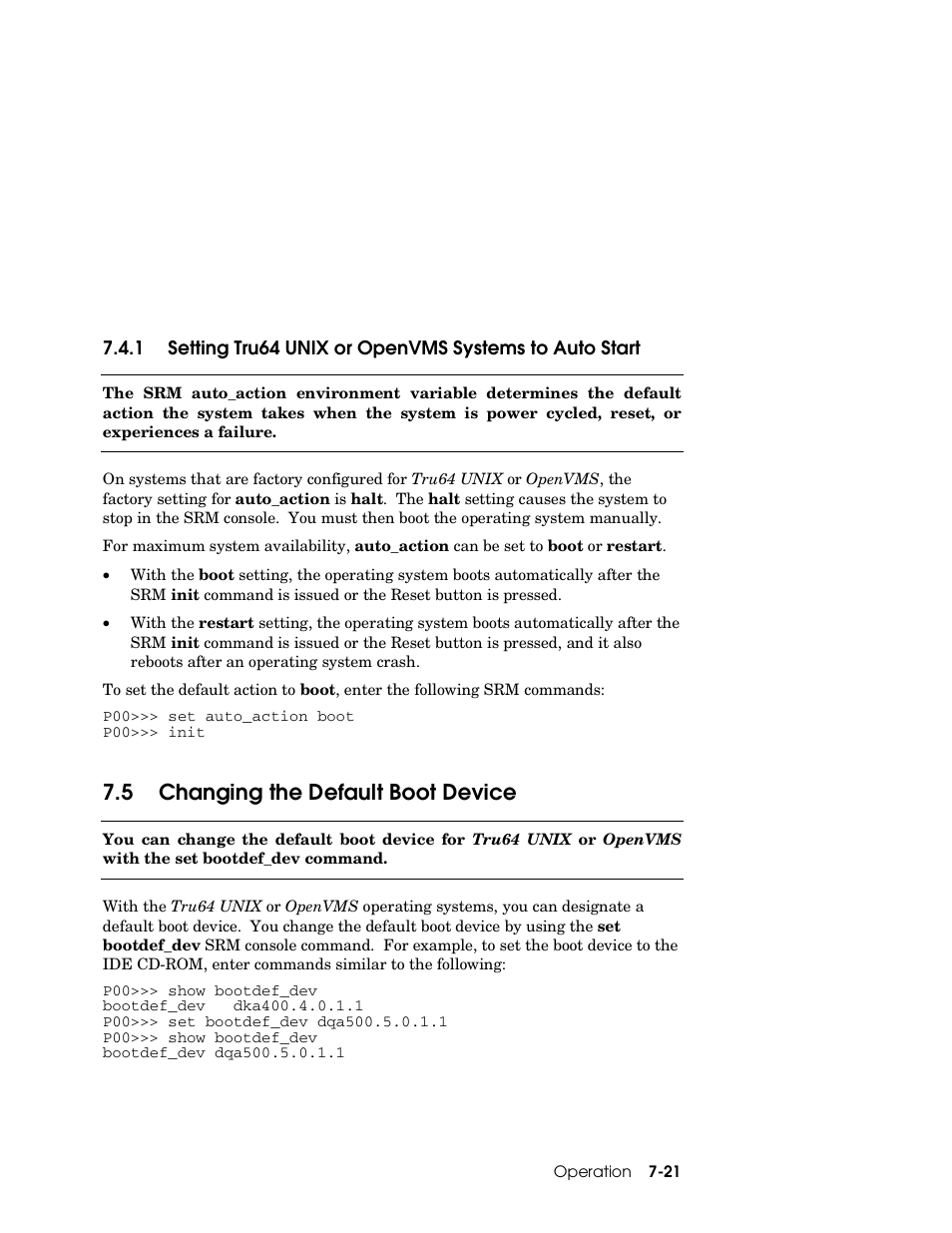 5 changing the default boot device | Compaq GS160 User Manual | Page 133 / 184