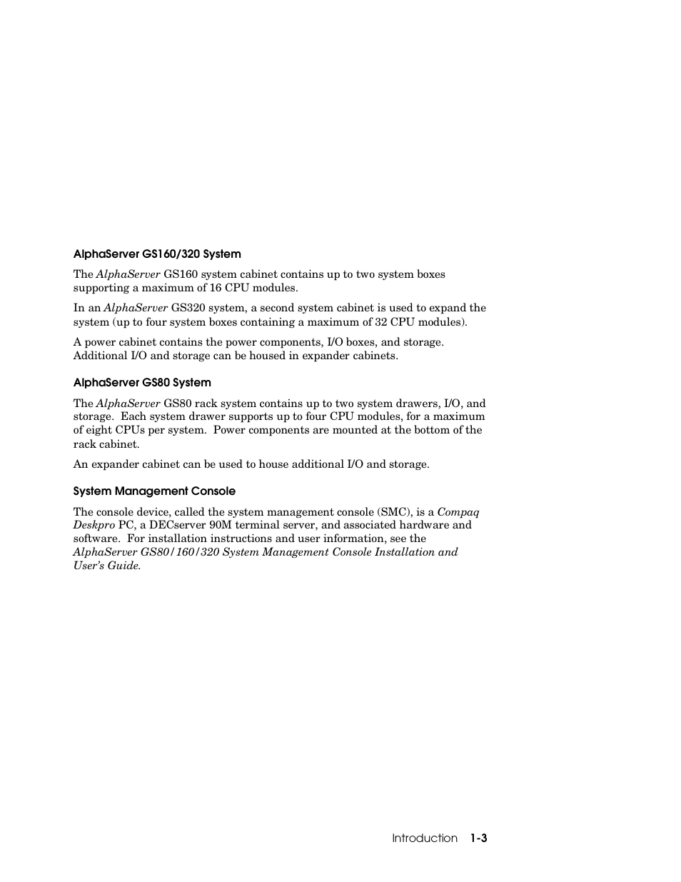 Compaq GS160 User Manual | Page 15 / 184