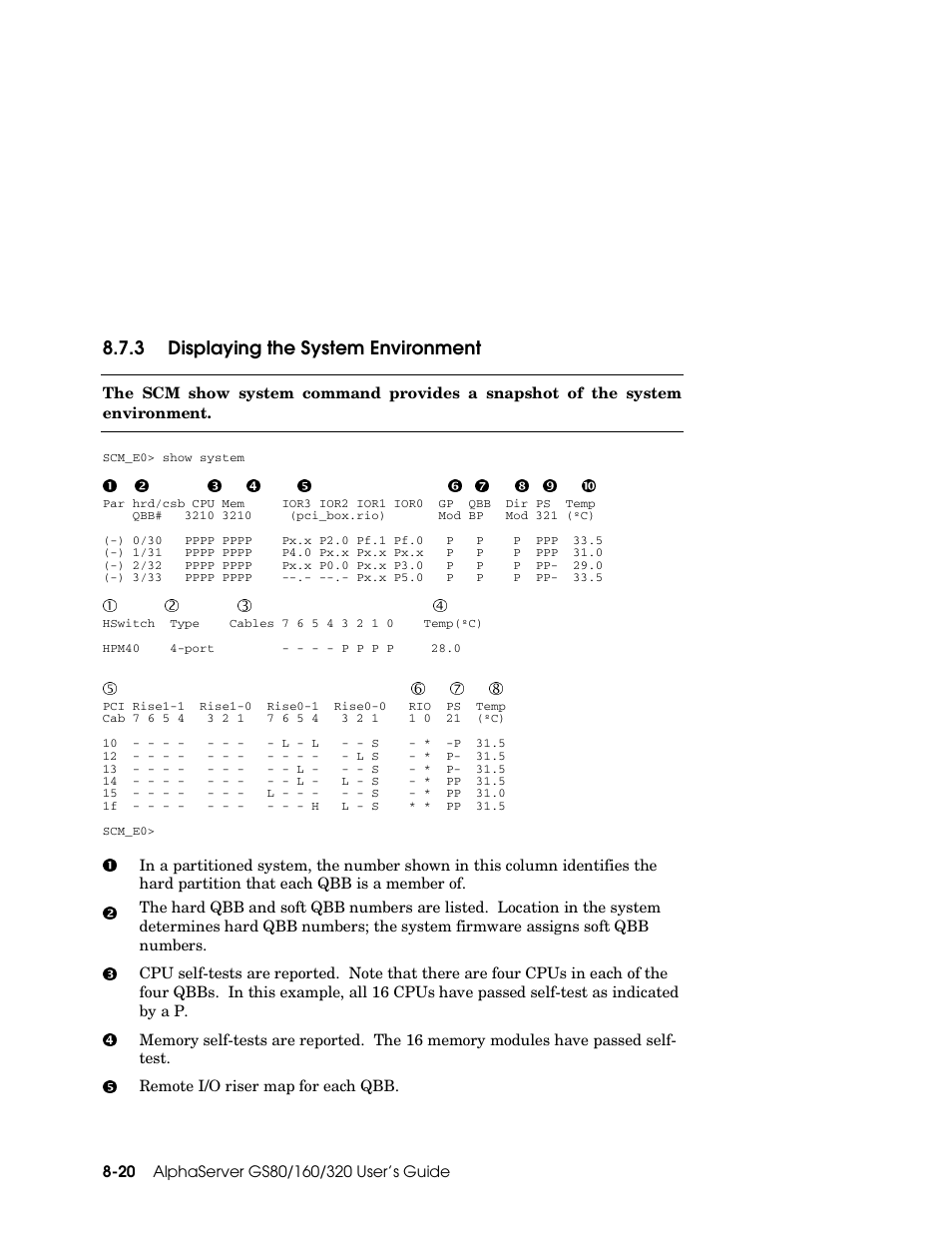 3 displaying the system environment | Compaq GS160 User Manual | Page 160 / 184