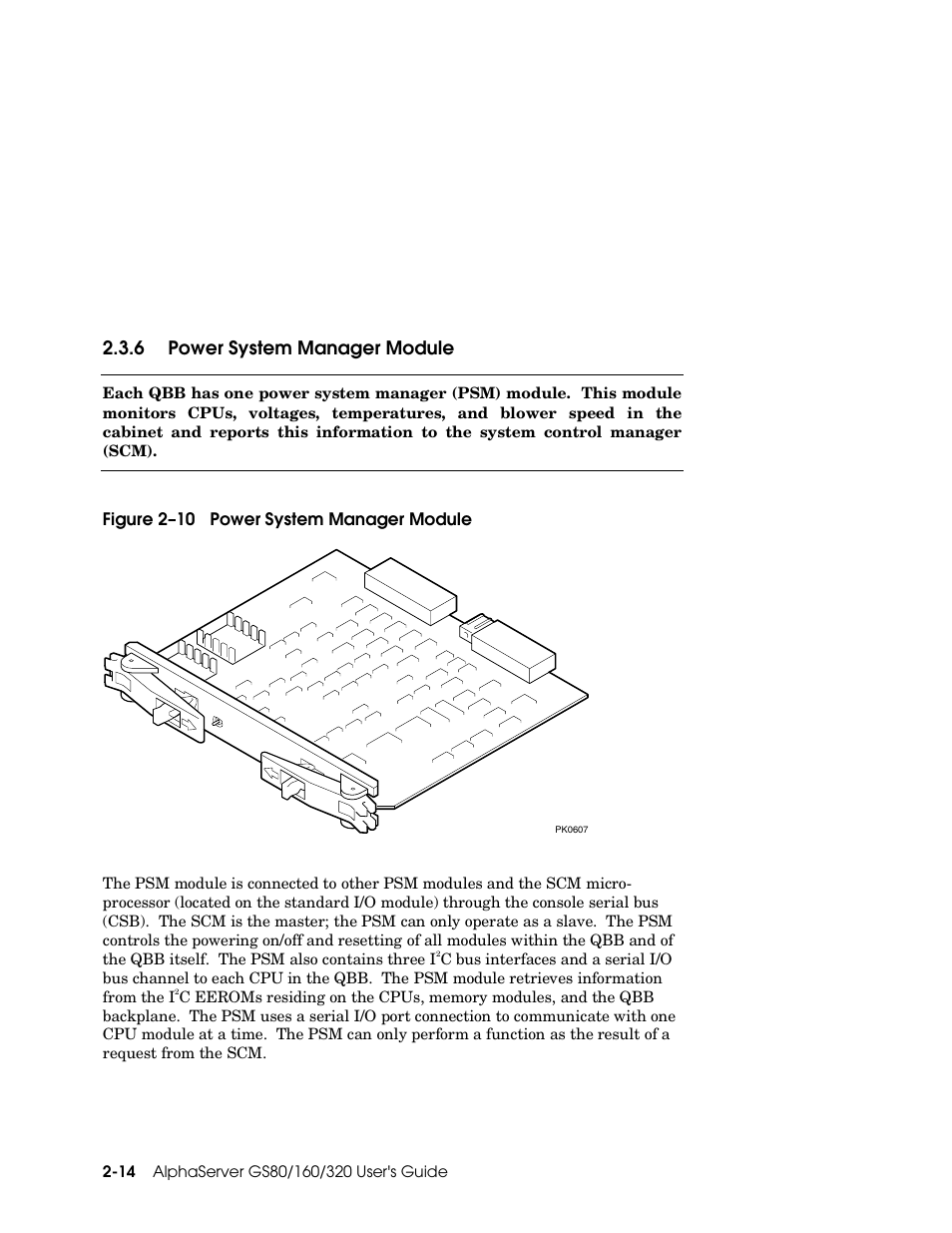 6 power system manager module | Compaq GS160 User Manual | Page 32 / 184