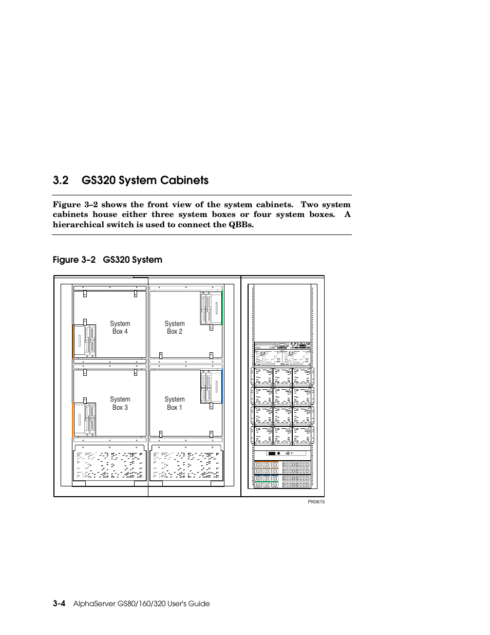 2 gs320 system cabinets | Compaq GS160 User Manual | Page 52 / 184