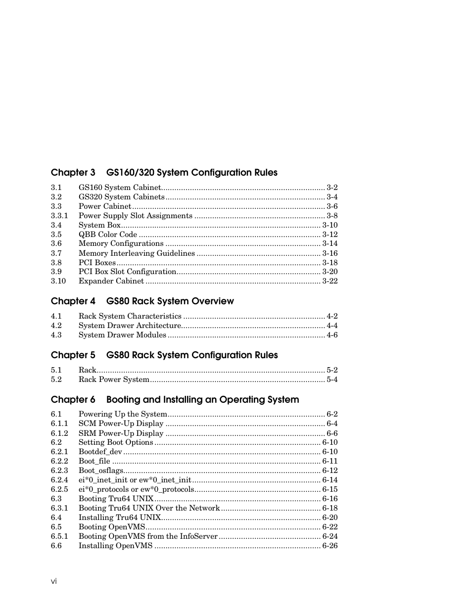 Compaq GS160 User Manual | Page 6 / 184