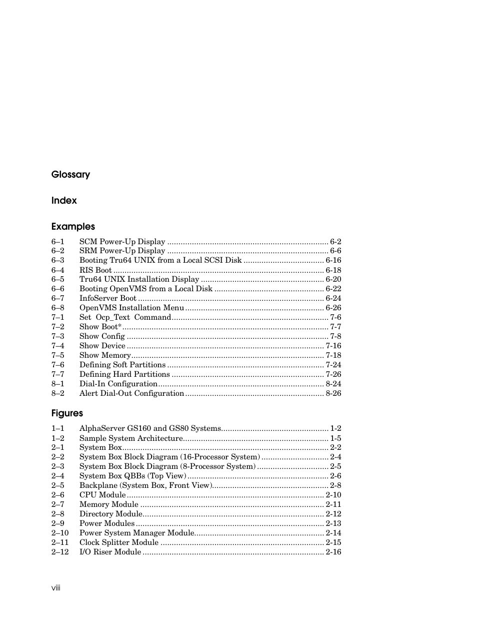 Compaq GS160 User Manual | Page 8 / 184