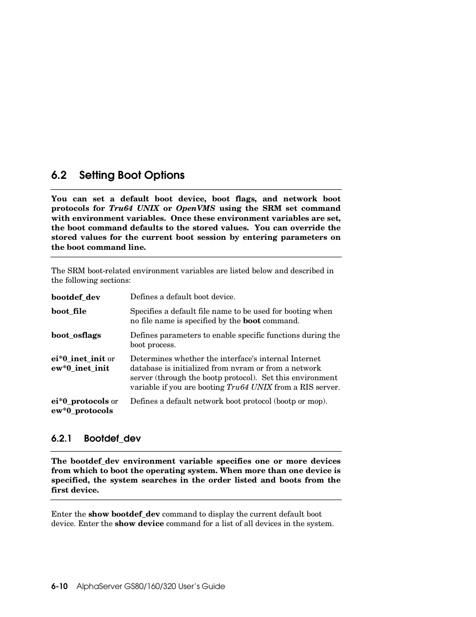 2 setting boot options | Compaq GS160 User Manual | Page 94 / 184