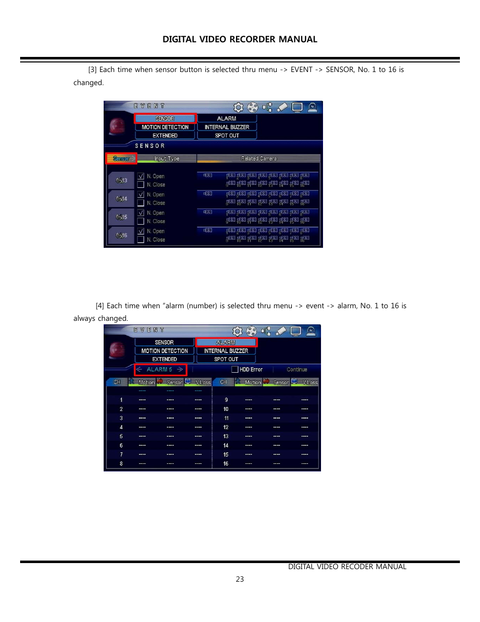 Opticom Elite H Series DVR User Manual | Page 23 / 110