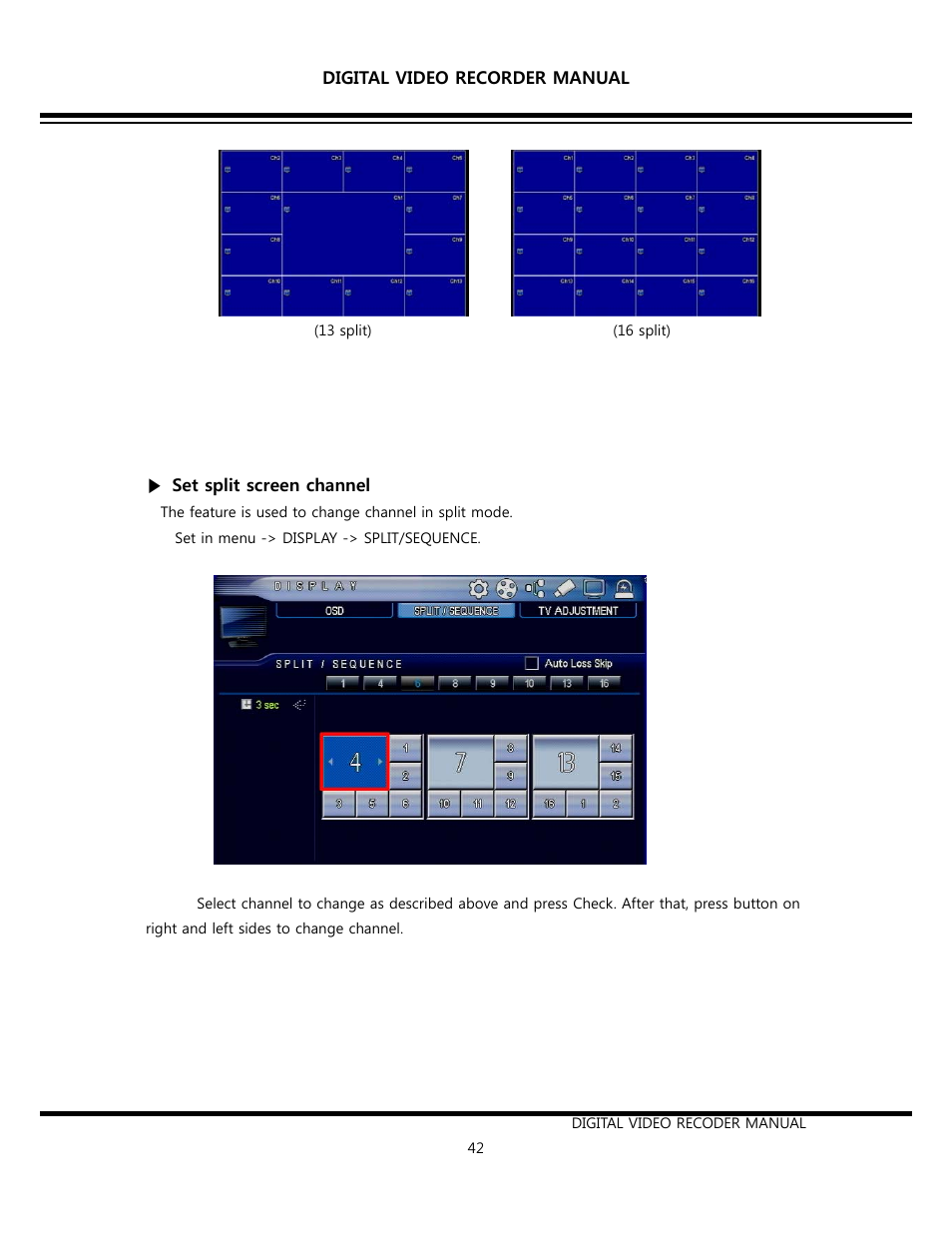 Opticom Elite H Series DVR User Manual | Page 42 / 110