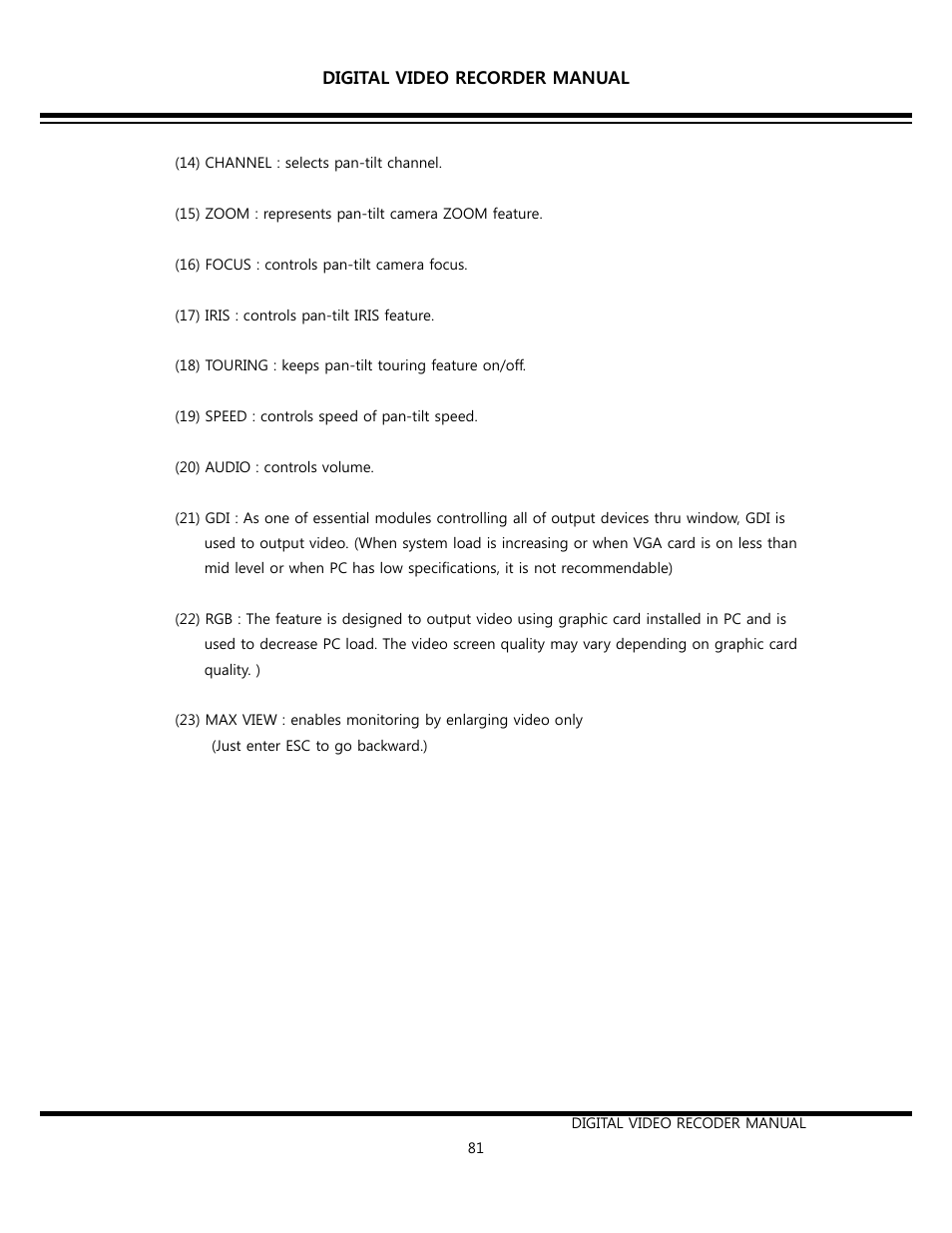 Opticom Elite H Series DVR User Manual | Page 81 / 110