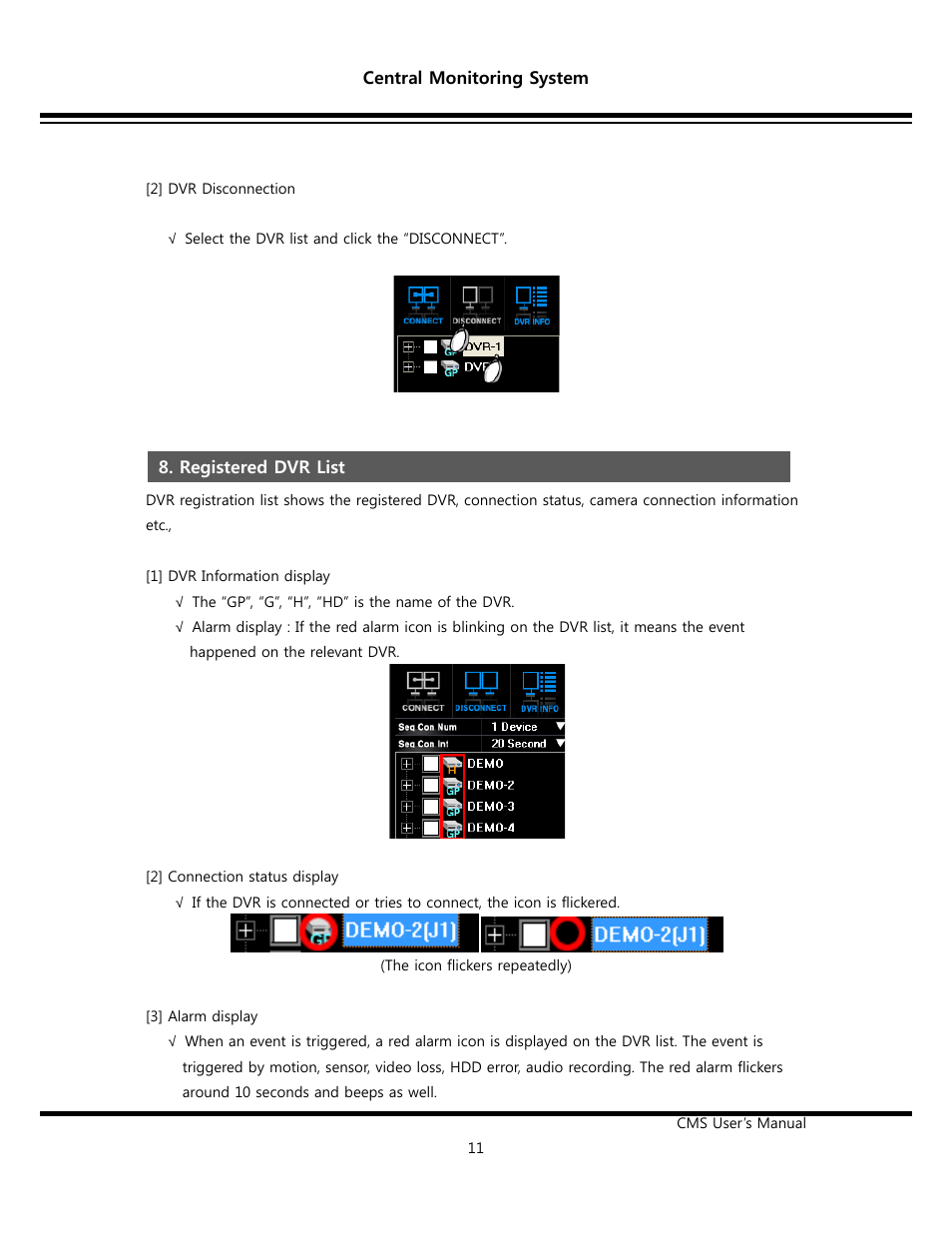 Opticom Elite Series CMS User Manual | Page 11 / 38