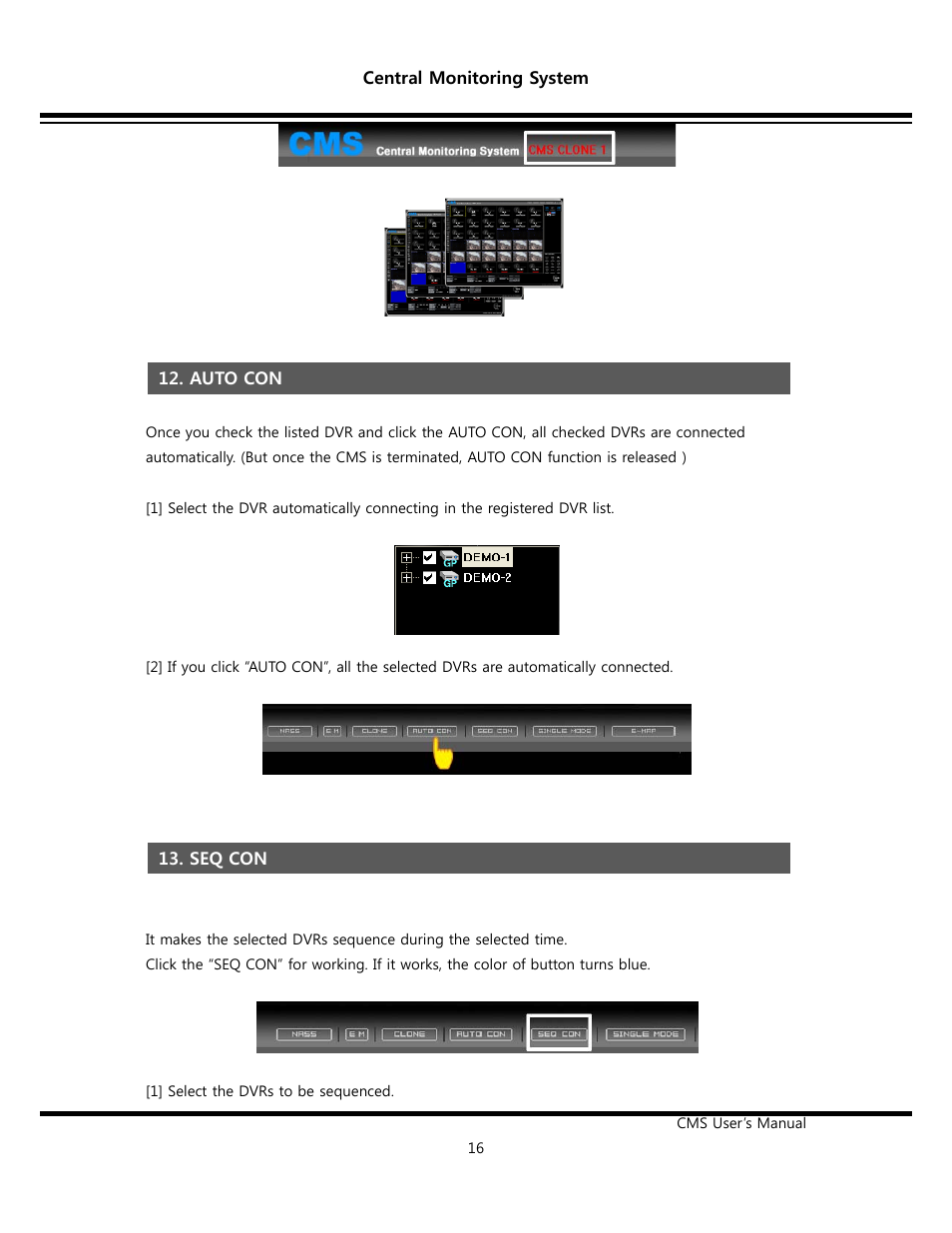 Opticom Elite Series CMS User Manual | Page 16 / 38