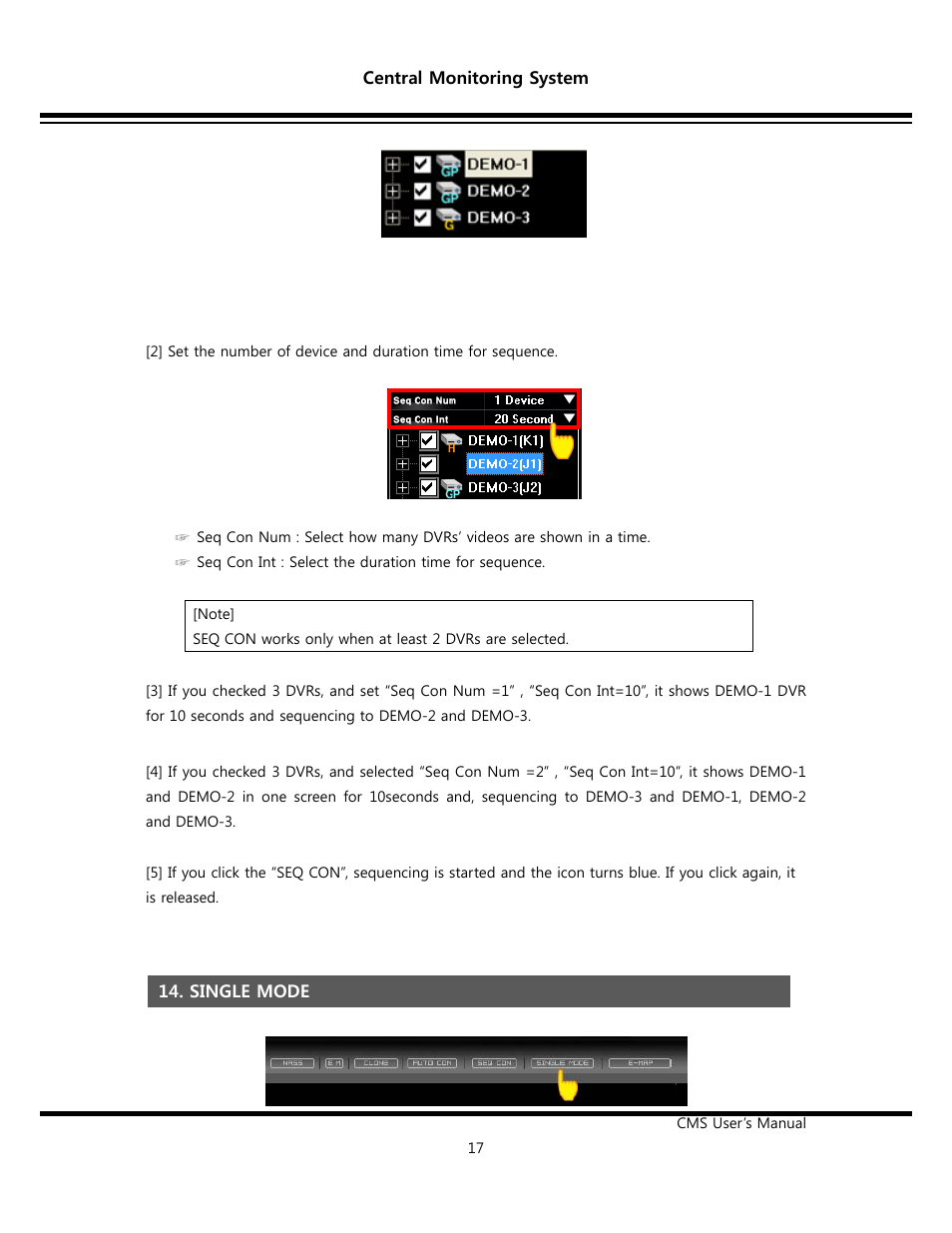 Opticom Elite Series CMS User Manual | Page 17 / 38