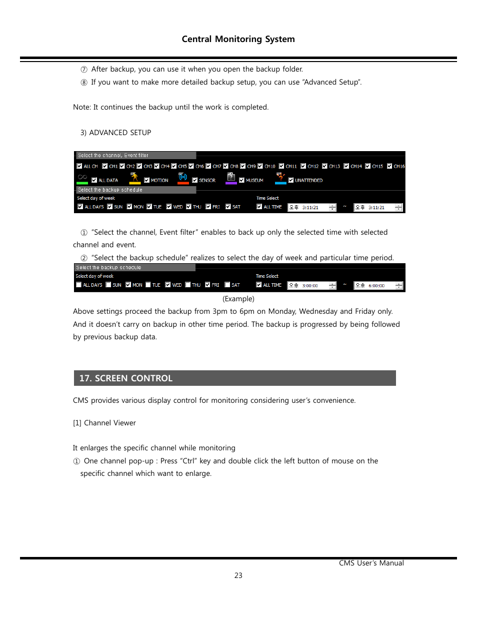 Opticom Elite Series CMS User Manual | Page 23 / 38