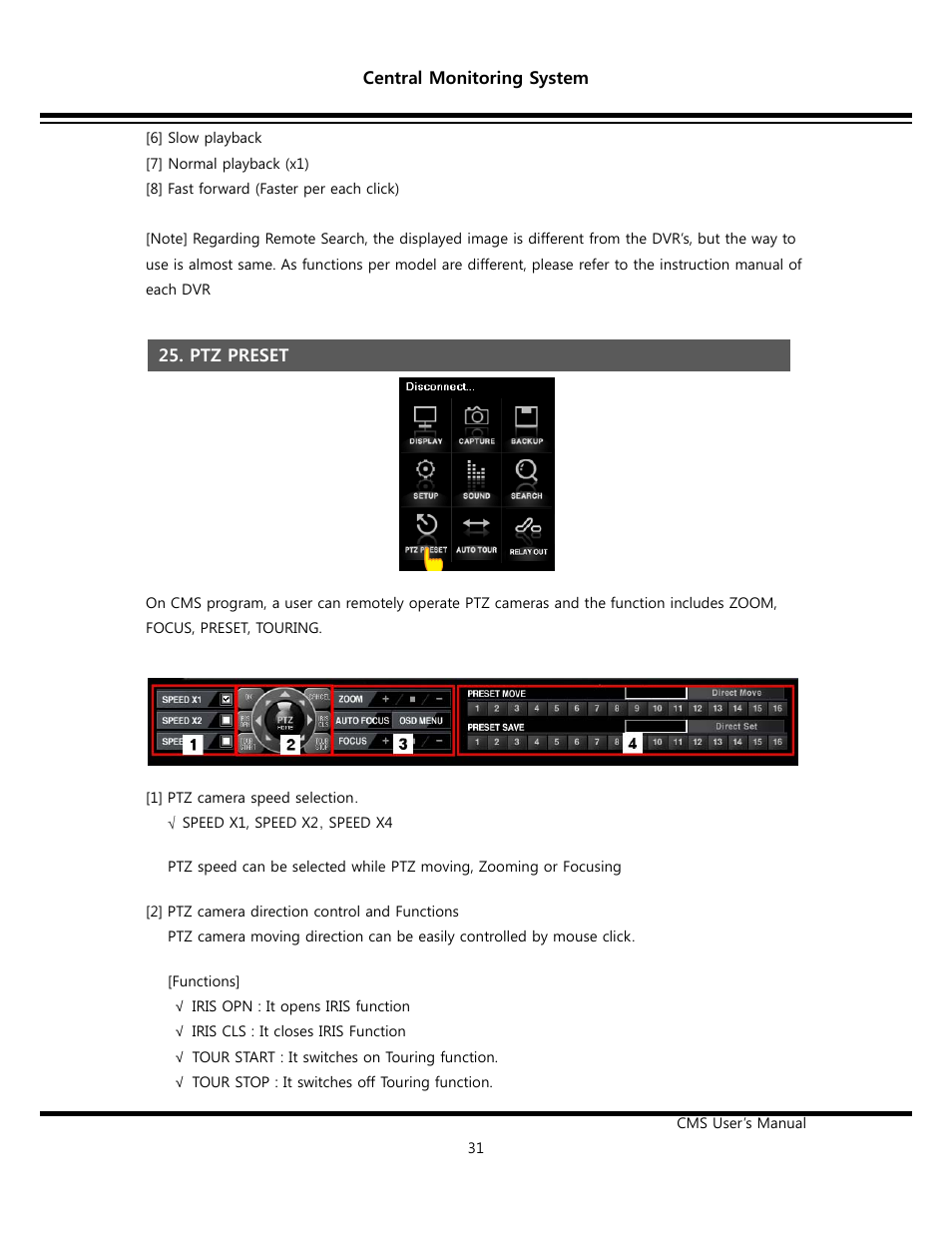 Opticom Elite Series CMS User Manual | Page 31 / 38