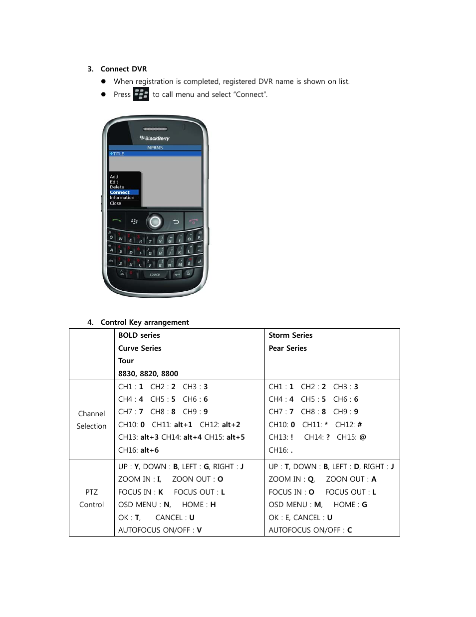 Opticom Blackberry Mobile Viewer User Manual | Page 6 / 6