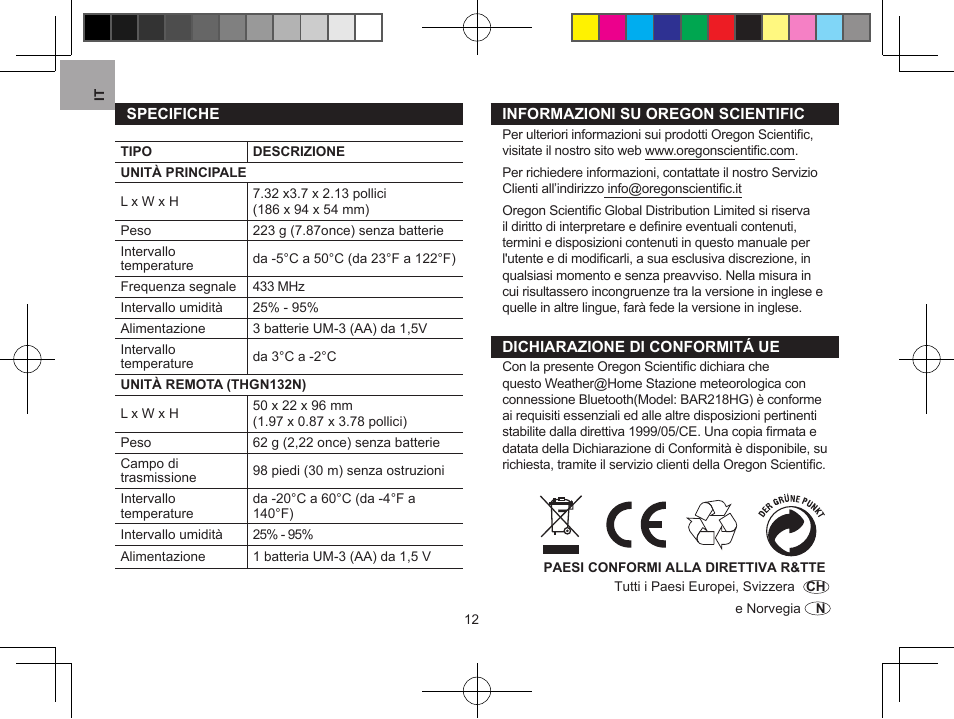 Oregon BAR218HG User Manual | Page 25 / 120