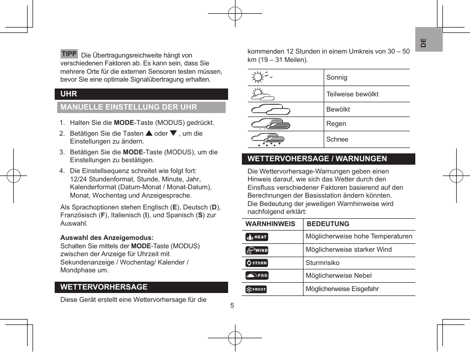 Oregon BAR218HG User Manual | Page 42 / 120