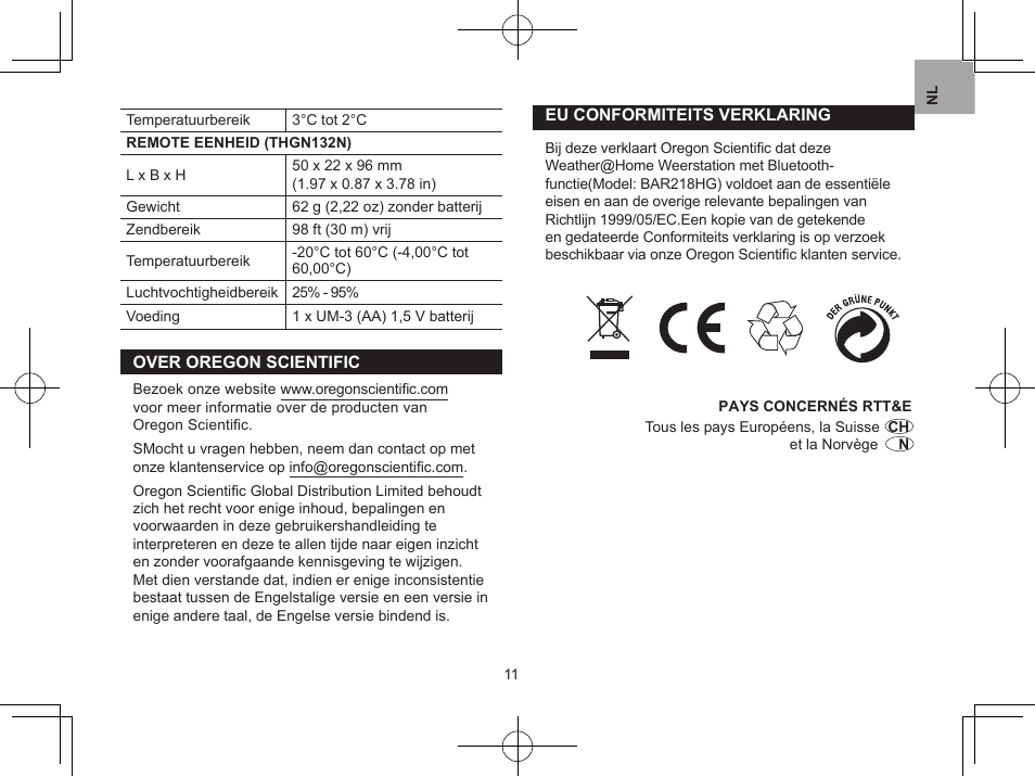 Oregon BAR218HG User Manual | Page 83 / 120