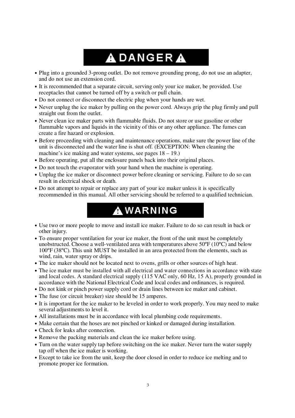 Orien FS-260IM User Manual | Page 4 / 72