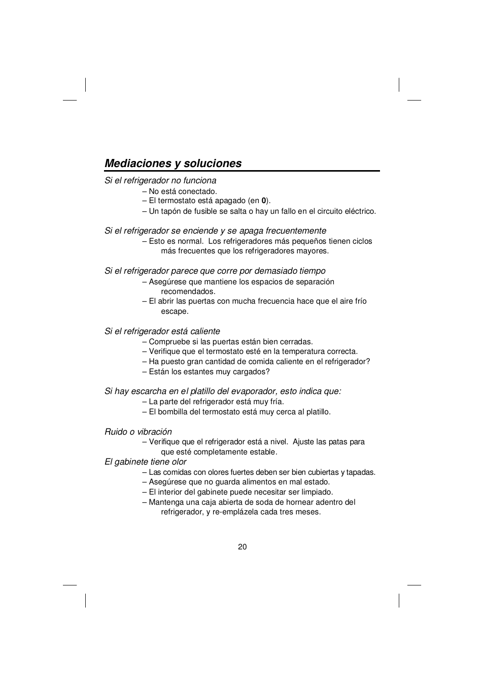 Mediaciones y soluciones | Orien FSCD-400IM User Manual | Page 22 / 24