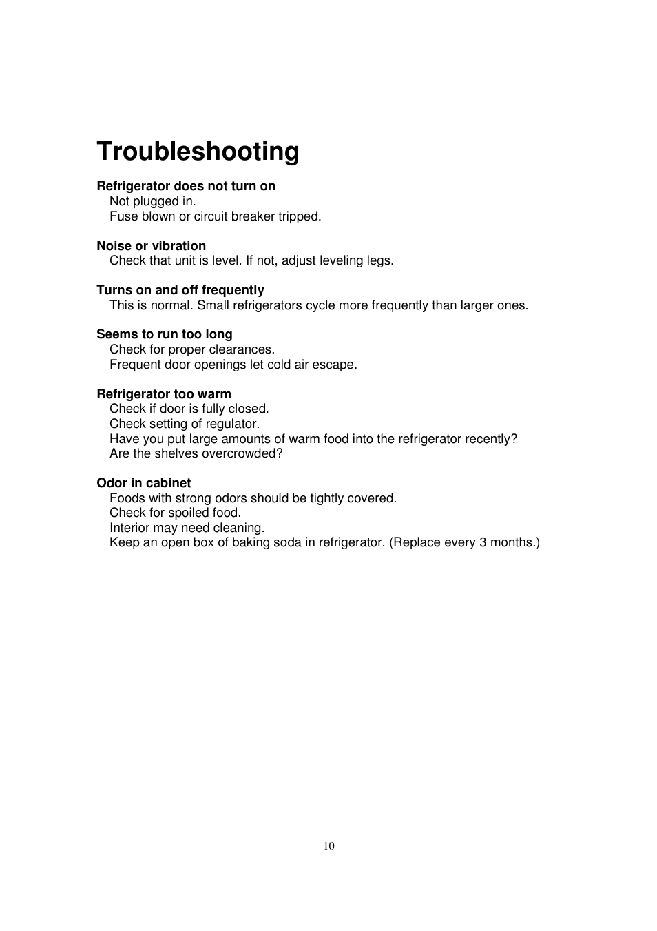 Troubleshooting | Orien FSR-24OD User Manual | Page 11 / 25