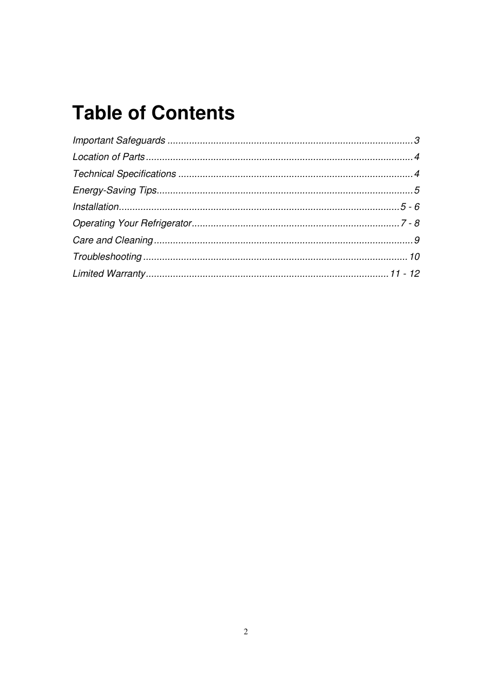 Orien FSR-24OD User Manual | Page 3 / 25