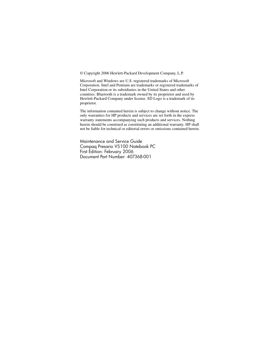 Compaq V5100 User Manual | Page 2 / 242