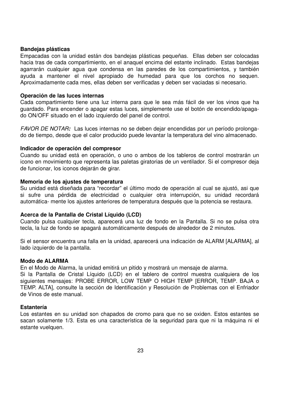 Orien FSW-36 User Manual | Page 27 / 31