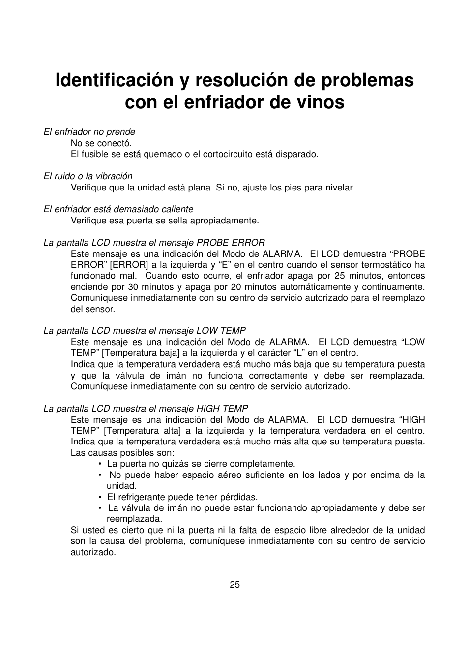 Orien FSW-36 User Manual | Page 29 / 31